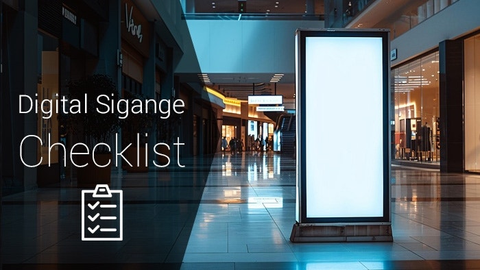 Checkliste Digital Signage Projekt 
